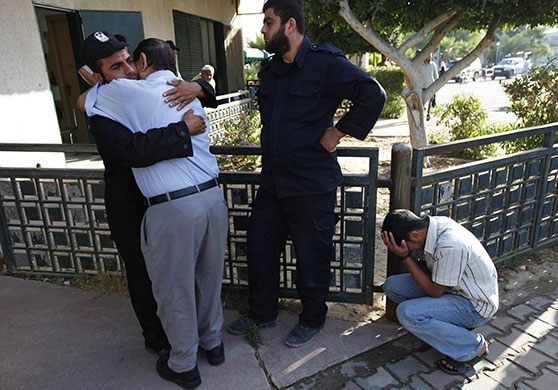 Israeli navy kills four: Relatives and friends of the four Palestinian militants react to the news