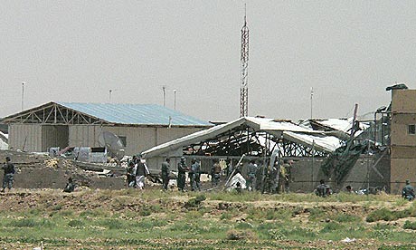 Suicide bomb attack at Kandahar police training centre
