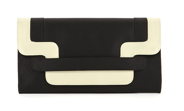 Get the monochrome look: Ted Baker clutch bag