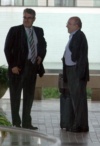 Bilderberg power gallery: Joaquìn Almunia, European Commissioner (right).