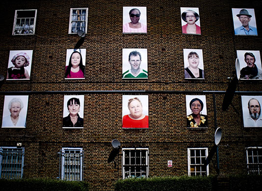 In pictures: Diversity: An abandoned block of flats in Dalston