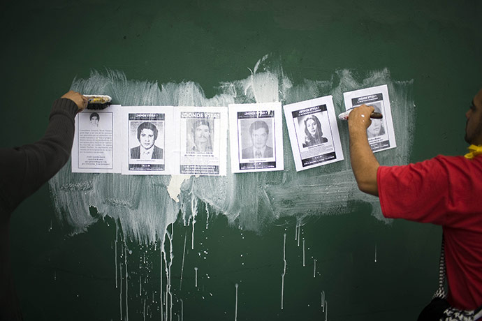 24 hours in pictures: march against Army Day in Guatemala City, Guatemala