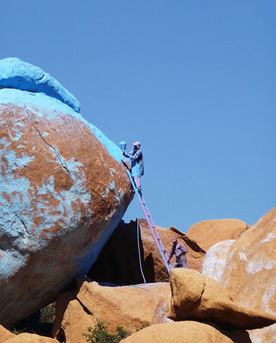 In pictures: blue: Anti Atlas in Morocco