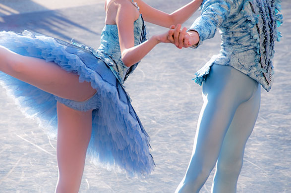 In pictures: blue: ballet costumes