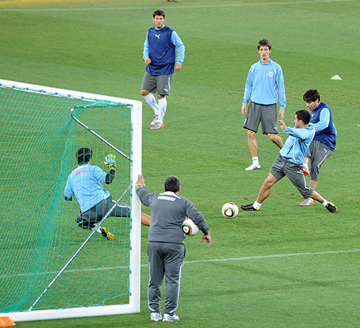 world cup: Uruguay training