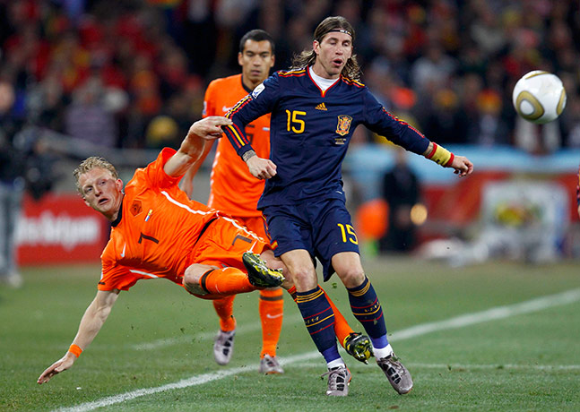 footy: Spain's Sergio Ramos