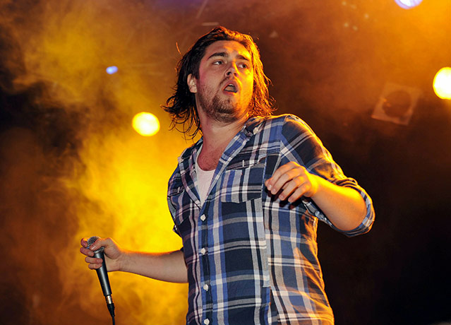 T in the Park: Lead singer Renzo of the band Never Means Maybe