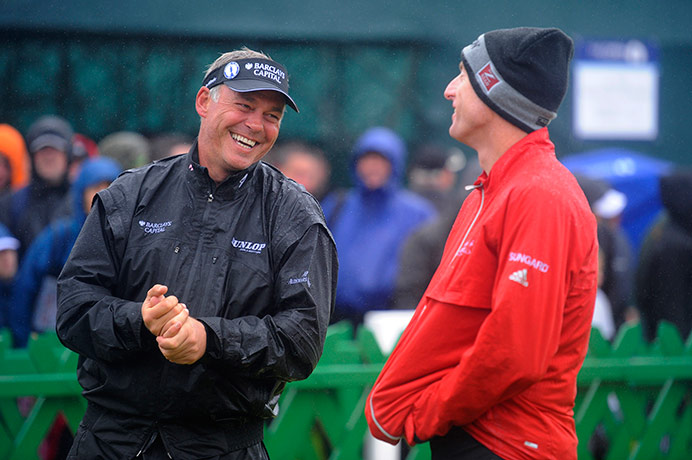 Golf: Open Golf final practice