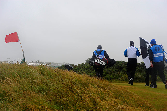 Golf: Open Golf final practice