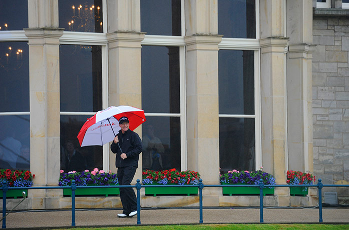 Golf: Open Golf final practice