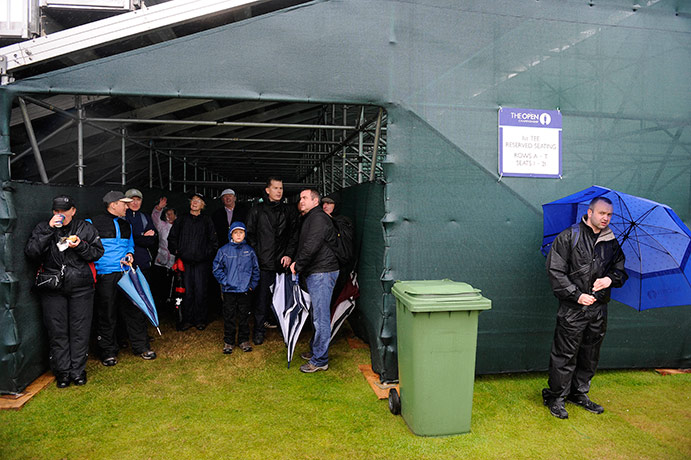 Golf: Open Golf final practice