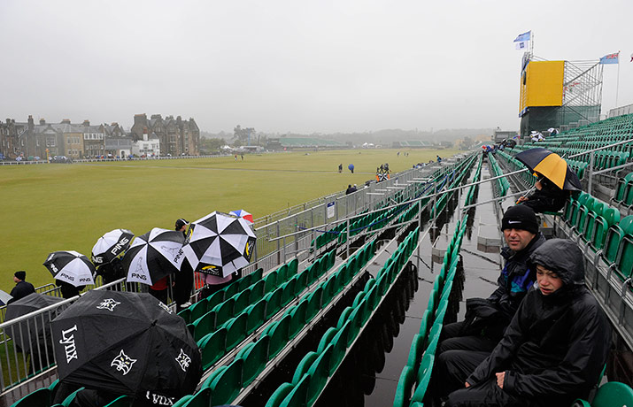 Golf: Open Golf final practice