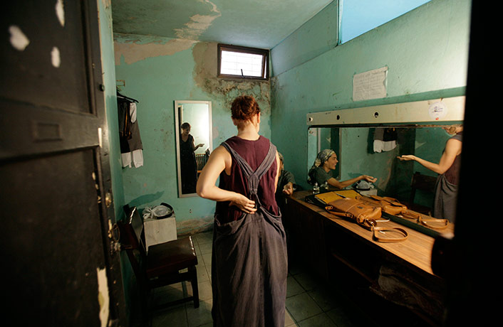 24 hours in pictures:  El Sotano Theatre backstage in Cuba