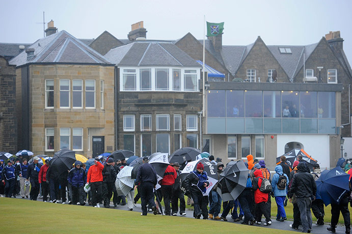 st andrews: Open Golf final practice