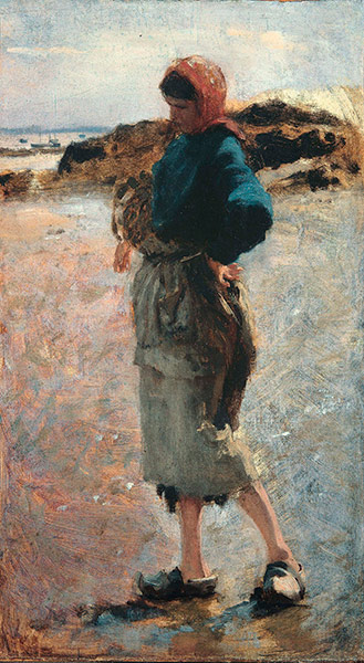 Sargent and the Sea: Girl on the Beach by John Singer Sargent