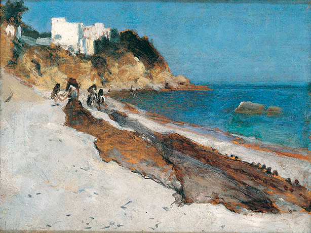 Sargent and the Sea: Beach Scene by John Singer Sargent