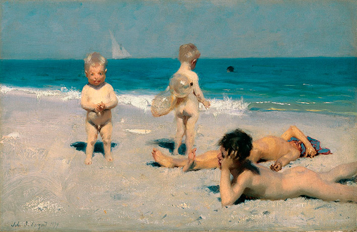 Sargent and the Sea: Neapolitan Children Bathing, 1879 by John Singer Sargent