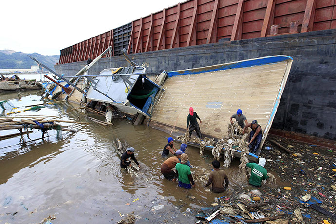 Typhoon Conson: Aftermath of Typhoon Conson Mariveles town