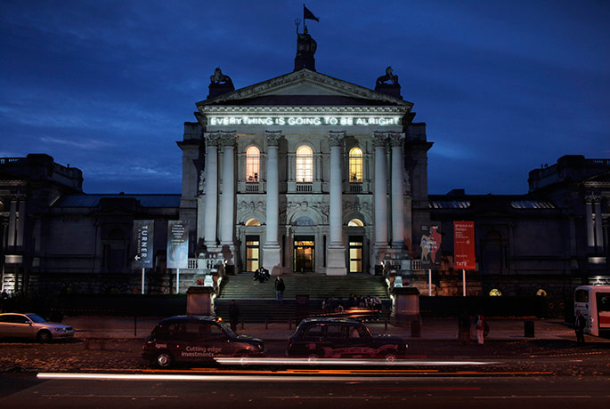 Martin Creed: Work No. 203: Everything Is Going To Be Alright, 1999, By Martin Creed 