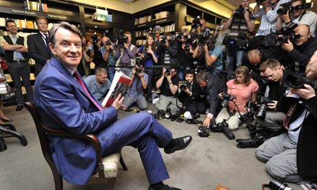 Peter Mandelson book launch
