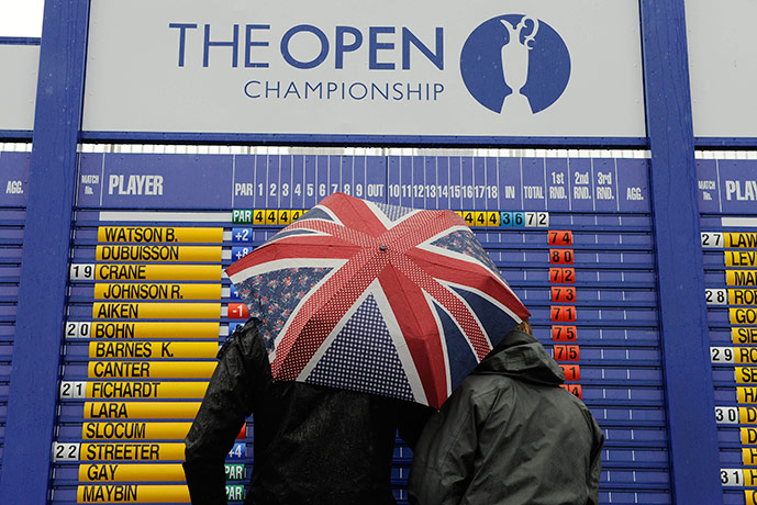 golf: Open Golf day two