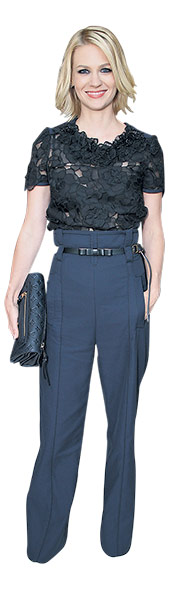 The briefing: January Jones wears Louis Vuitton