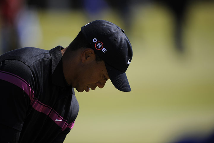 British Open Saturday: Tiger Woods focuses
