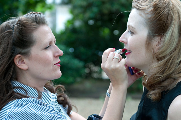 The Chap Olympiad: Chap Olympiad 40's style make-up