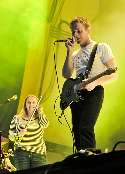 Latitude festival: Stuart Murdoch and Sarah Martin of Belle & Sebastian