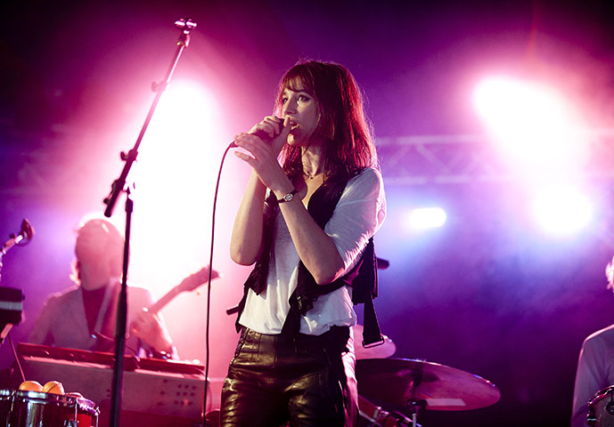 Latitude festival: Charlotte Gainsbourg performs on the third day