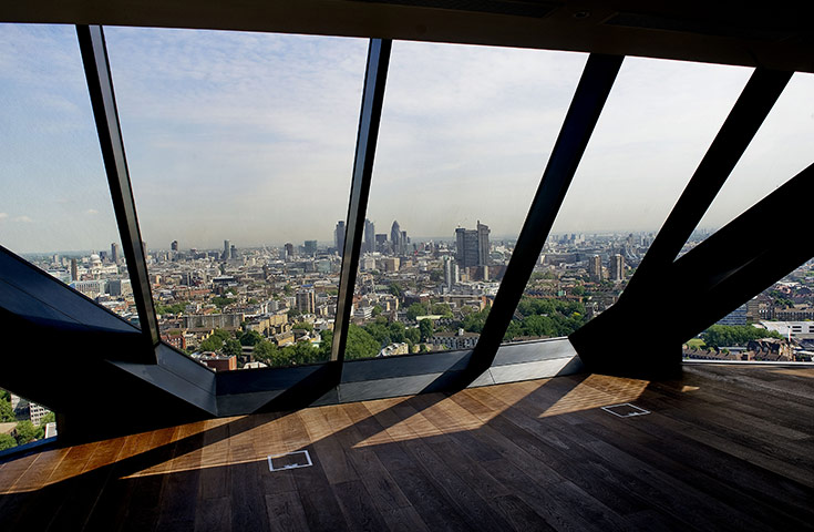 Strata: the skyscraper from the Millennium Bridge