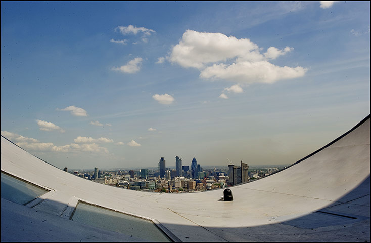 Strata: view from the top of the tower
