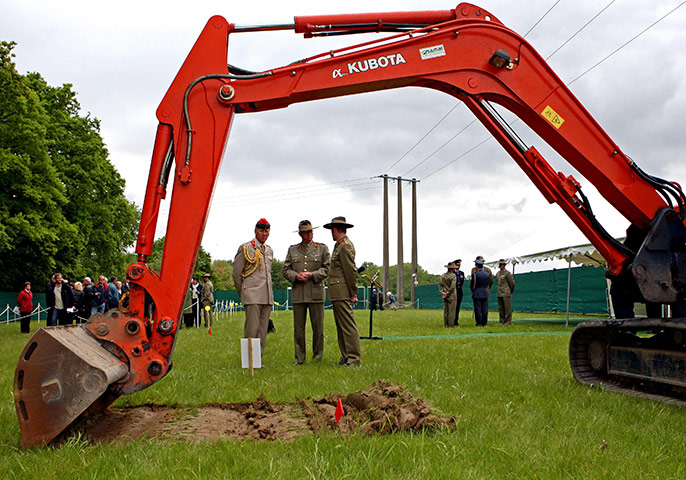 Fromelles: Inauguration of Pheasant Wood First World War mass burial site at Fromelles
