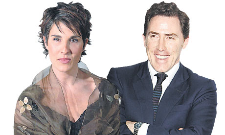 Tamsin Greig and Rob Brydon