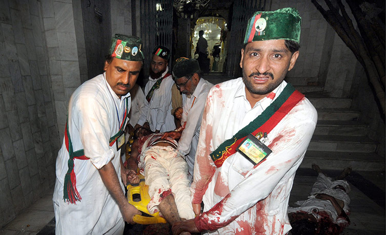 Lahore bombings: Suicide bomb attacks at a shrine in Lahore