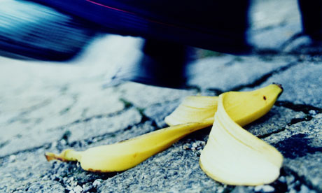 slip up banana skin accidents