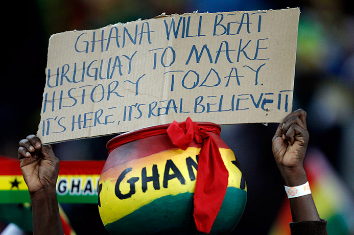 Uruguay v Ghana: football