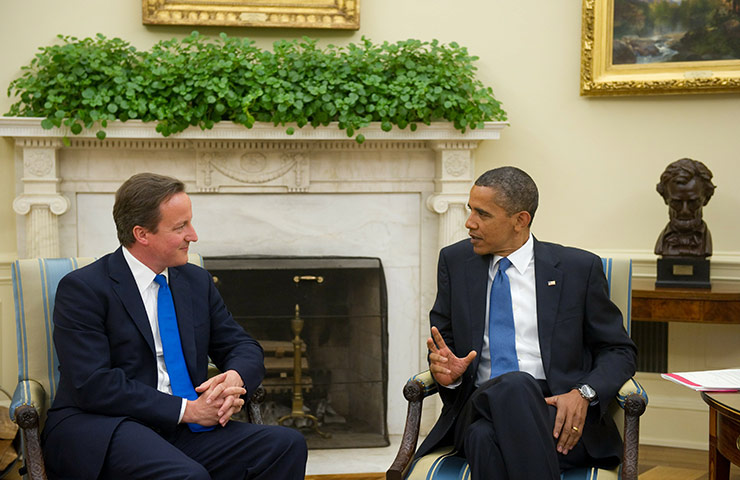 Cameron in Washington: dBarack Obama meets with Prime Minister David Cameron