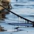 Dalian oil fire in China: Oil coats a boat rope