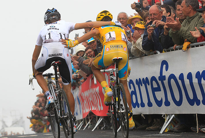 sport: Andy Schleck, Alberto Contador