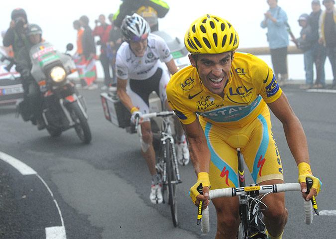 sport4: Andy Schleck, Alberto Contador