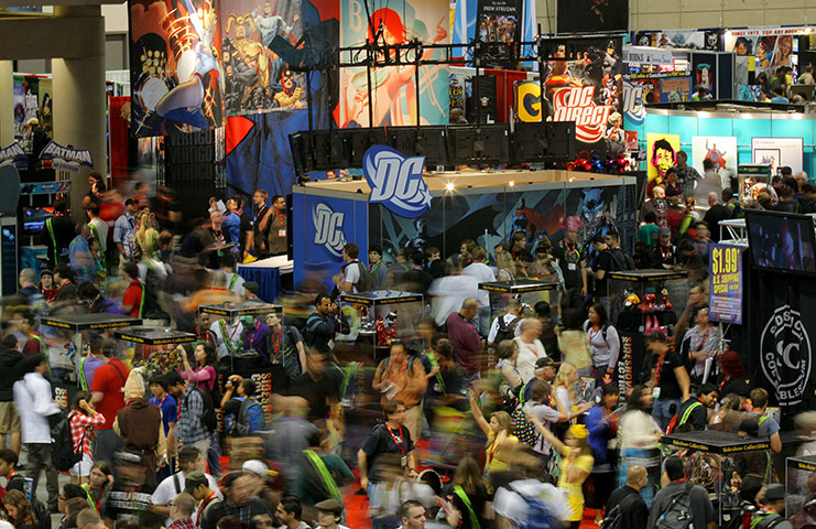 Comic-Con: Fans peruse the aisles during Comic-Con International