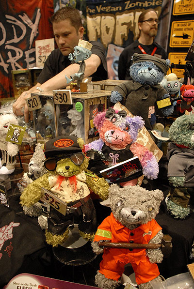 Comic-Con: A set of teddy bear zombies Comic Con International 2010