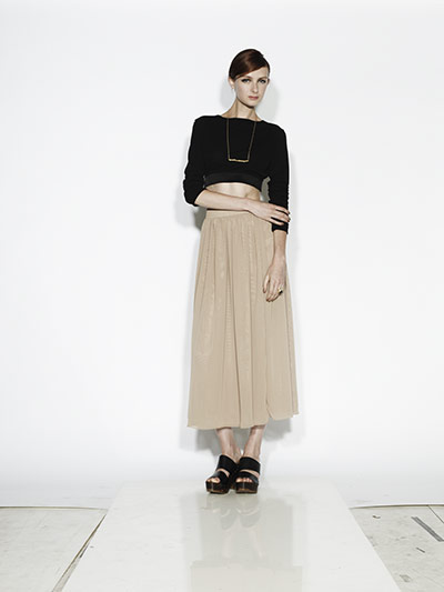 Line-up: Taupe and Black for Line-up