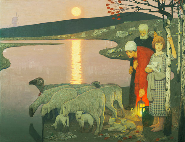 Frederick Cayley Robinson: Pastoral, 1923–24 by Frederick Cayley Robinson