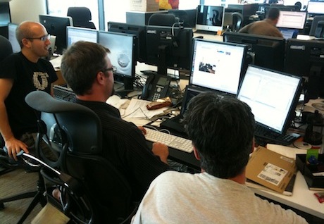 Guardian developers at work