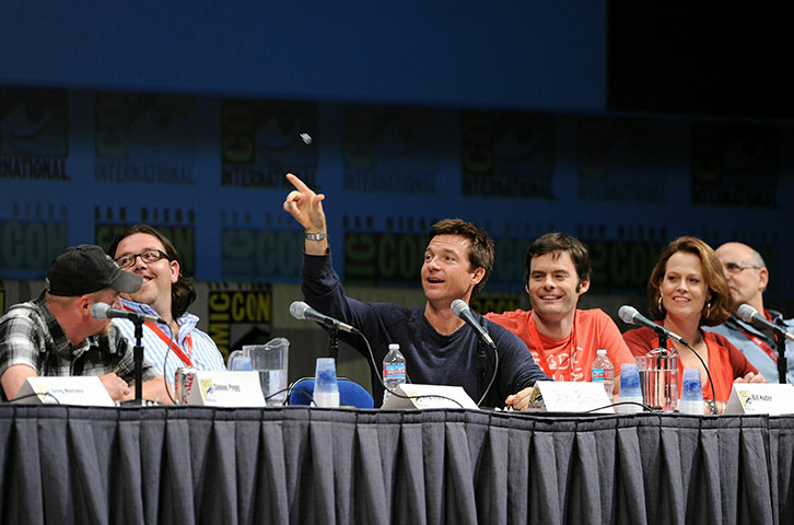 Comic-Con: Simon Pegg, aNick Frost, Jason Bateman, Bill Hader and Sigourney Weaver