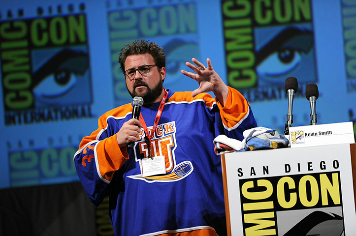 Comic-Con: Filmmaker Kevin Smith speaks during a panel discussion