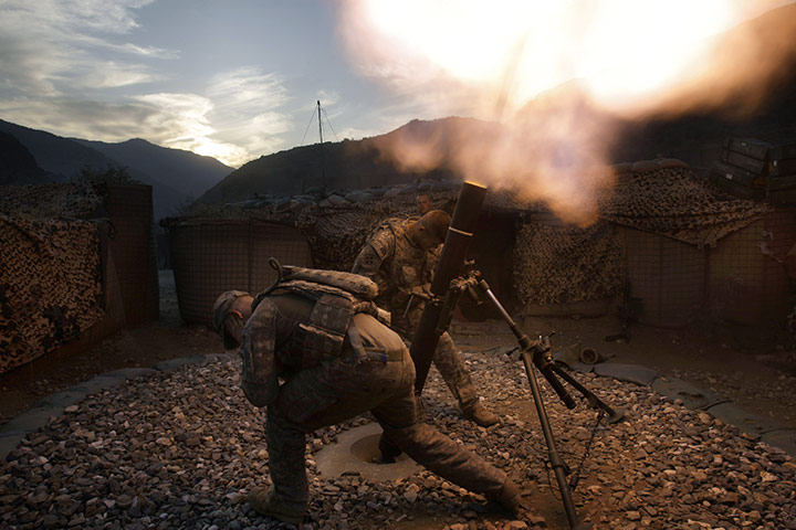 Afghanistan: 26 October 2009: US soldiers from the 2nd Battalion