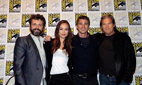 Michael Sheen, Olivia Wilde, Garrett Wilde, Jeff Bridges, Tron